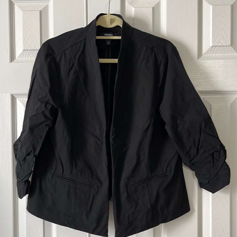 Torrid jacket. Black. Sz 1. EUC